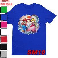 T Shirt Koszulka Dzieci Ca Super Mario Bros Bajki Gry Luigi Xxxs