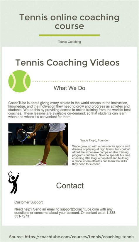 Coaching Tennis Online Training Videos From CoachTube How To Coach