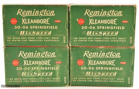 Remington Kleanbore 30 06 Springfield 180gr Soft Point 80 Rnds