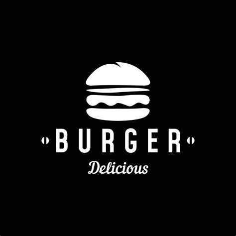 Logotipo De Hamburguesa Emblema De Restaurante Cafeter A Etiqueta De