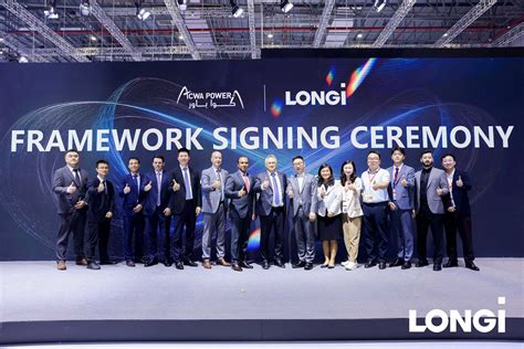 Longi Signs Agreement With Acwa Power Scbc