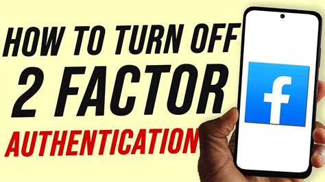 How To Turn Off Two Factor Authentication On Facebook Youtube