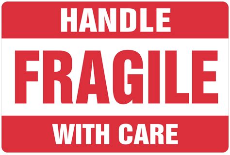 Fragile Contests Sticker Embroidery Hand Embroidery