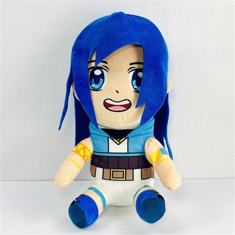 The Krew Itsfunneh Funneh Plush Anime Doll Blue Hair 10” Stuffed 2018