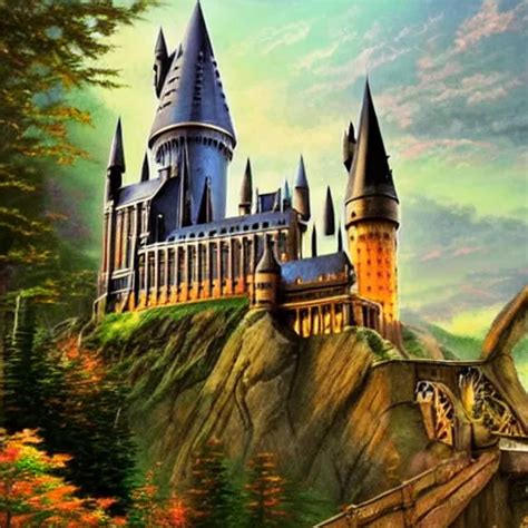 Hogwarts In The Style Of Thomas Kinkade Stable Diffusion OpenArt