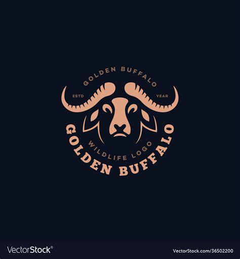 Buffalo logo Royalty Free Vector Image - VectorStock