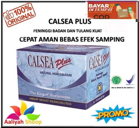 Natural Calsea Plus Obat Peninggi Badan Dan Nutrisi Tulang Untuk Lansia