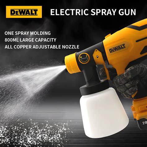 DEWALT pistola eléctrica de pintura en aerosol pulverizador de pintura