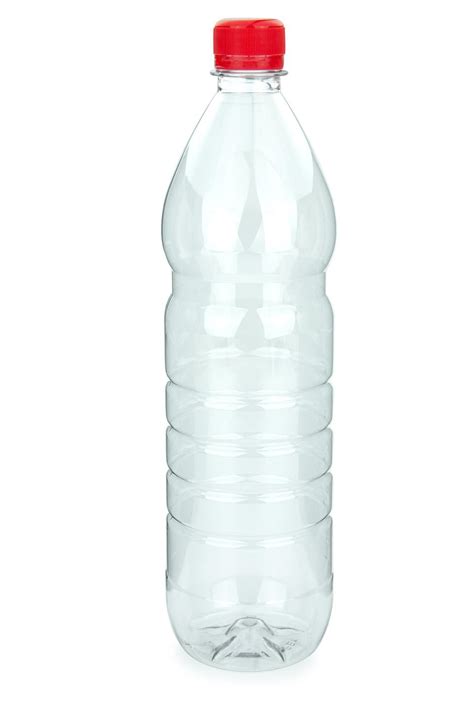 Packari PET Plastic Bottle For Beverage 1000 Ml Clear Incl Screw