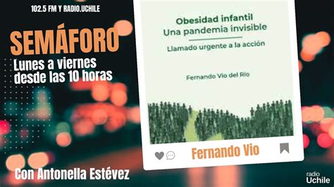 Dr Fernando Vio Y Su Libro Obesidad Infantil Una Pandemia Invisible