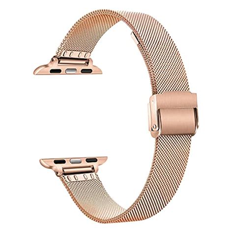 Trumirr Slim Band For Apple Watch Series Se Mm Mm Women Mesh