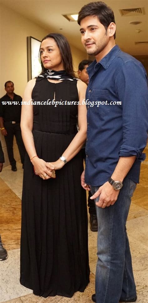 Indian Celebs: mahesh babu with wife