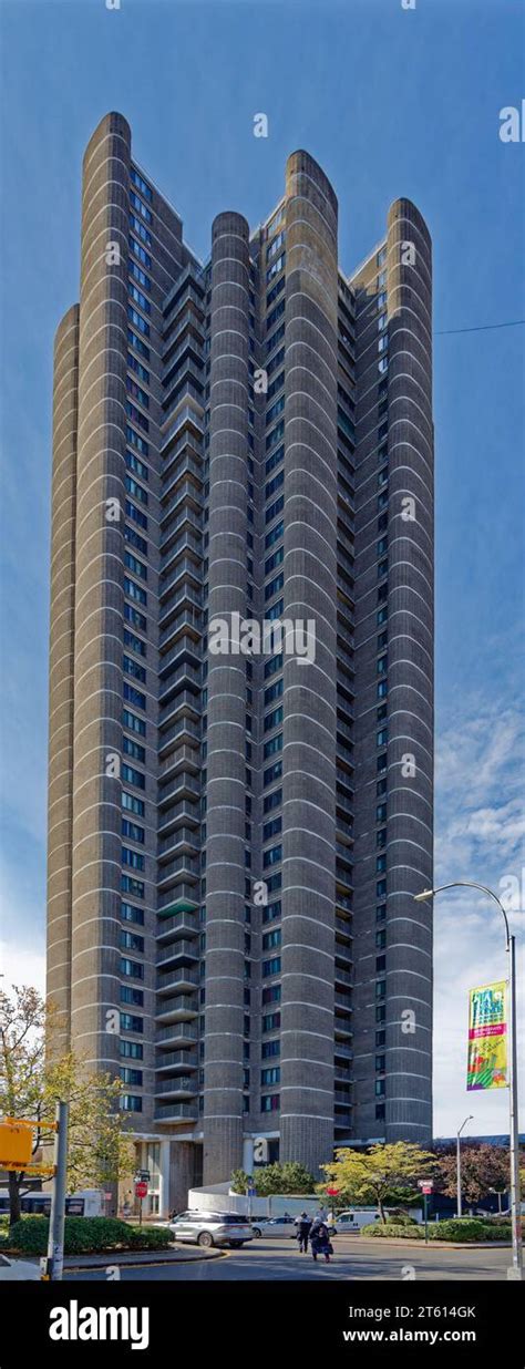 Tracey Towers Are Brutalist Residential Towers Designed By Paul Rudolph