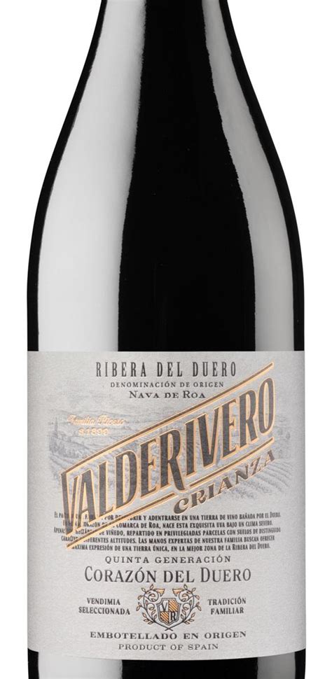 Valderivero Tinto Crianza Comprar Vino Online Tienda De Vinos