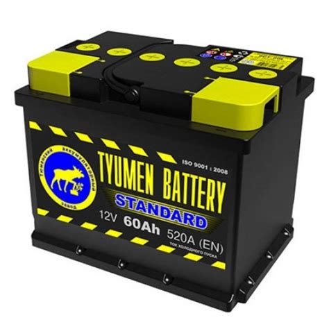 Аккумулятор Тюмень 6СТ-60L "TYUMEN BATTERY" Standard, купить в ...