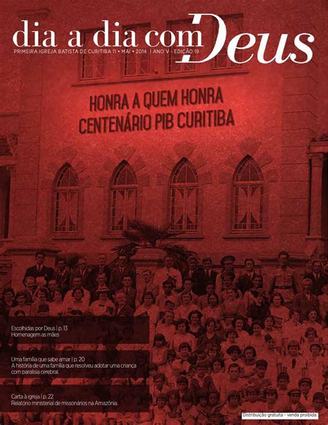 Revista Dia A Dia Deus 11 05 14 By Primeira Igreja Batista De