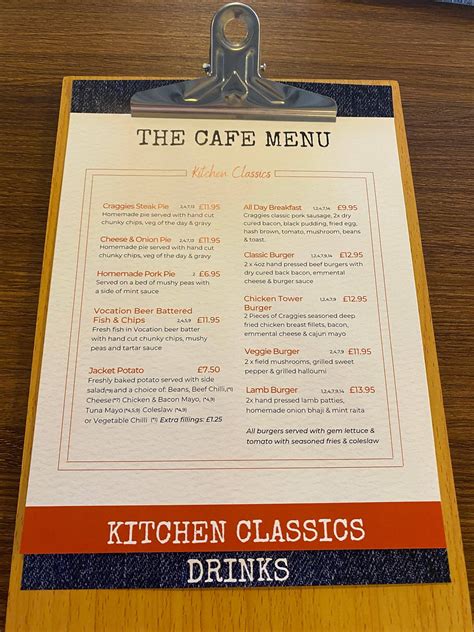 Menu At Craggies Farm Shop Cafe Cragg Vale Country Business Park