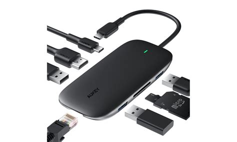 Up To 70 Off On Aukey Cbc71 8 In 1 Usb C Hub Groupon Goods