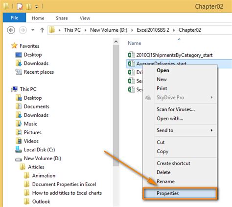 How To View Change Remove Excel Document Properties