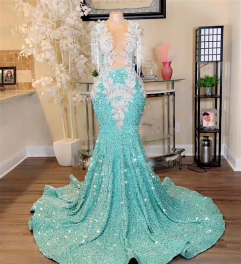 Vestidos De Graduación Beaded Tassel Prom Dresses For Black Girls 2024