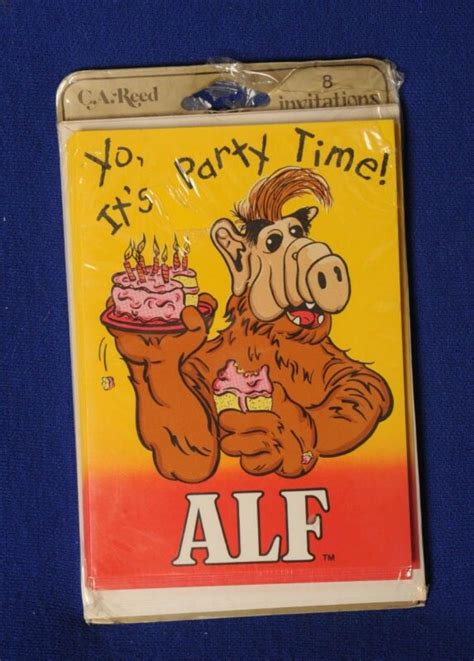 Alf Party Invites Alf Funny Toys Alien Life Forms