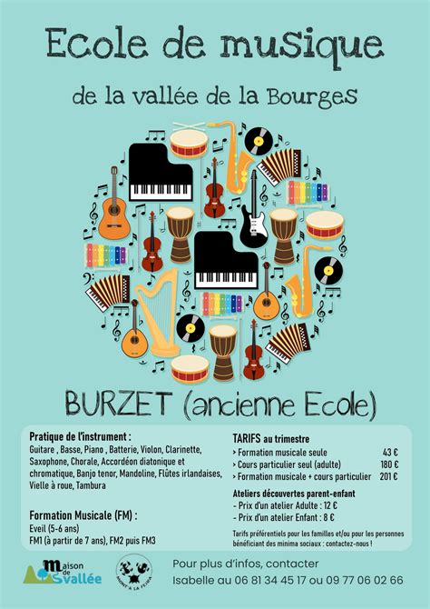 La rentrée de l école de musique Maison de Vallée