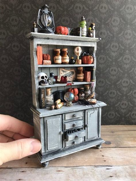 Miniature Halloween Furniture 1 12 Scale Witch Cupboard Artisan