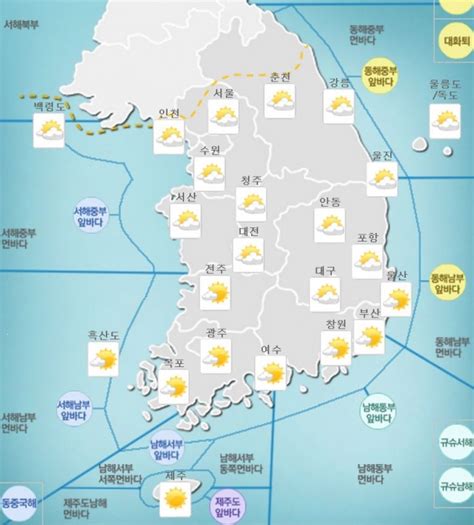 일기예보 오늘 날씨 전국 찜통 더위최고 기온 서울 32도·대구 36도 이투데이