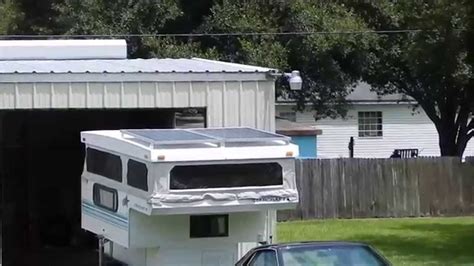 Bug Out Off Grid Hobo Camper First Solar Test Went Well Youtube