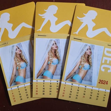 Calendar Of Nude Women Etsy