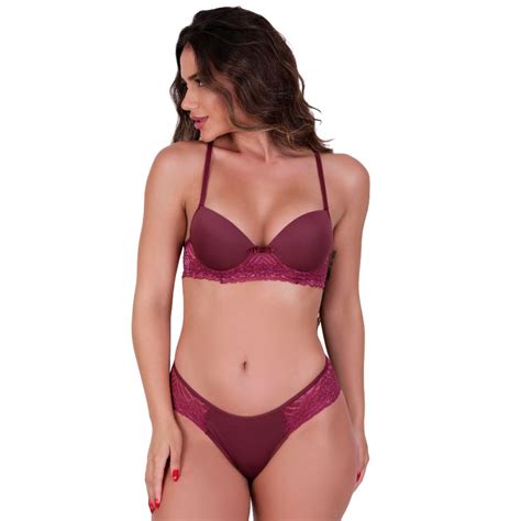 Kit Conjunto Lingerie Suti Bojo E Calcinha De Renda Gisele Shopee Brasil
