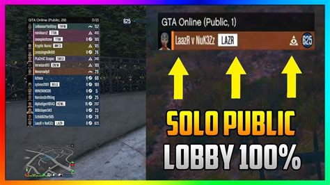 Solo Public Lobby Gta 5 Pc Billakb