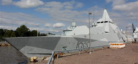 K35 HSwMS Karlstad Visby class Corvette Swedish Navy