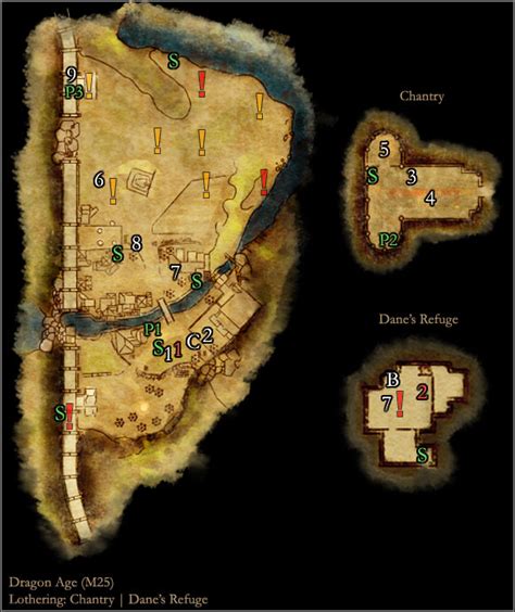 Dragon Age Origins Korcari Wilds Map