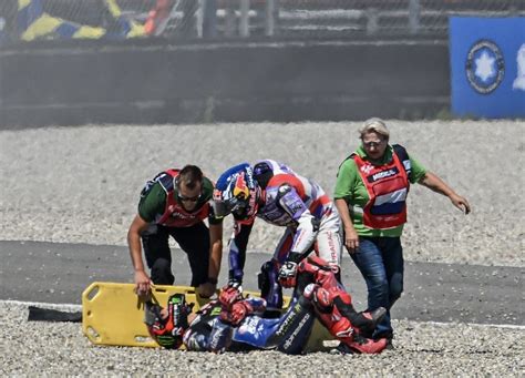 Fabio Quartararo Cedera Kaki Dan Siku Pasca Crash MotoGP Belanda 2023