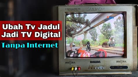 Cara Merubah TV Analog Menjadi TV Digital Review DVB T2 Matrix YouTube