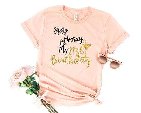 Bday Tshirts 21st Birthday Tshirt Women 21st Birthday T Etsy