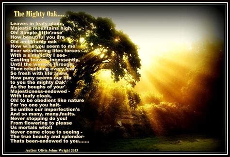 The Mighty Oak Nature Poems