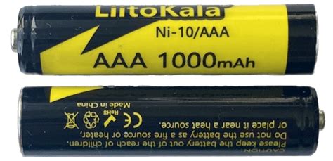 ᐉ Аккумулятор Liitokala Aaa Ni 10 Aaa 1 2v 1000mah Battery Blister 1