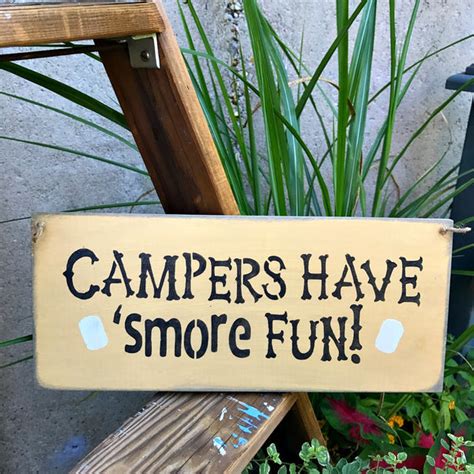 Campers Have Smore Fun, Wooden Camping Sign – Woodticks Wood'n Signs