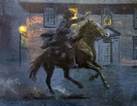 Paul Revere Midnight Ride Painting at PaintingValley.com | Explore ...