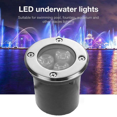 Led Underwater Light Rgb Waterproof Anti Corrosion Floodlight Lamp For