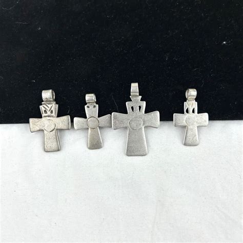 Antique Silver Ethiopian Coptic Cross Pendants Ebay