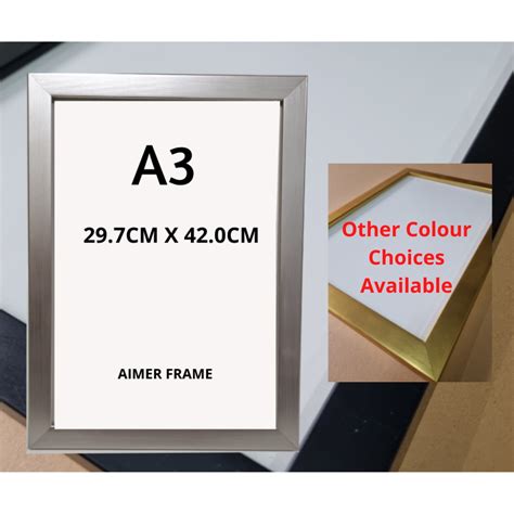 Aimer Frame A3 Poster Photo Frame Gold Silver White Black