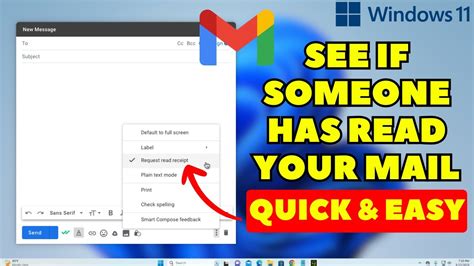 How To See If Someone Read Your Email Gmail Read Receipt 2024 YouTube