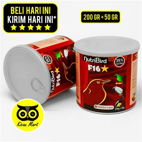 Jual Nutribird F16 Versele Laga Bird Food Insect Fruit Pakan Makanan