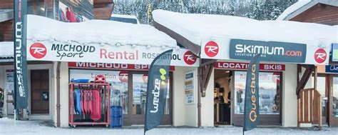 Magasin Location Ski Michoud Sports Skimium Et Decathlon