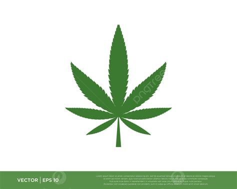 Marijuana Leaf Silhouette PNG Images, Cannabis Marijuana Leaf Medical Logo Icon Vector, Logo ...