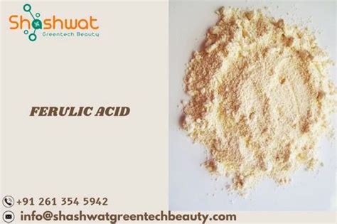 Powder Ferulic Acid Cas 1135 24 6 1 Kg At Rs 10500 Kg In Surat ID