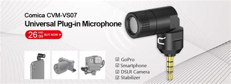 Saramonic SR XM1 3 5mm Wireless Microphone GoPro Vlog Video Mic For